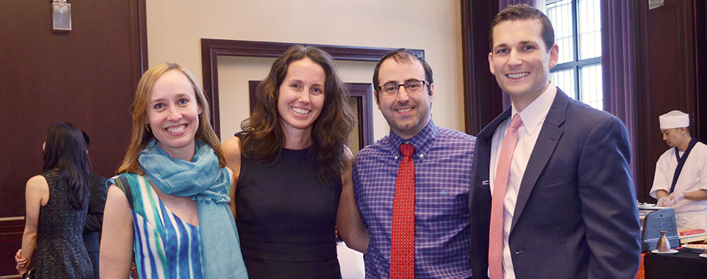 Harvard faculty at alumni event