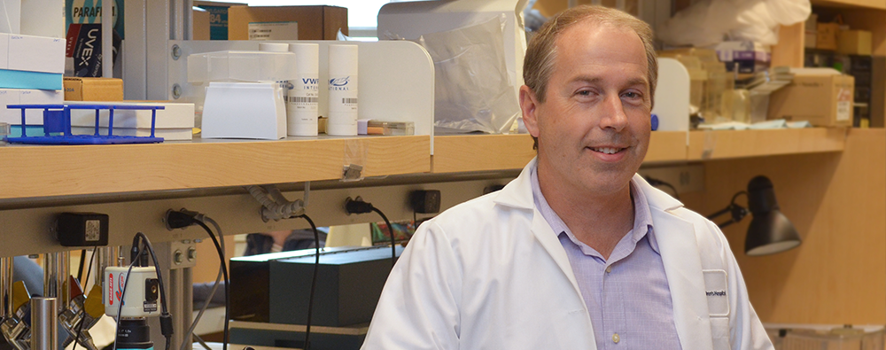 Dr. Jeff Holt in his lab