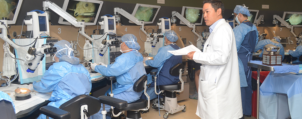 Dr. Lee directing participants