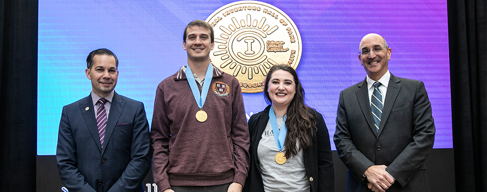 PionEar team members receiving an award